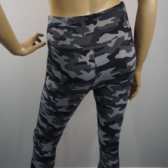 Lark Plus Grey Maternity Leggings Camouflage Gray Sz M - Picture 5 of 8